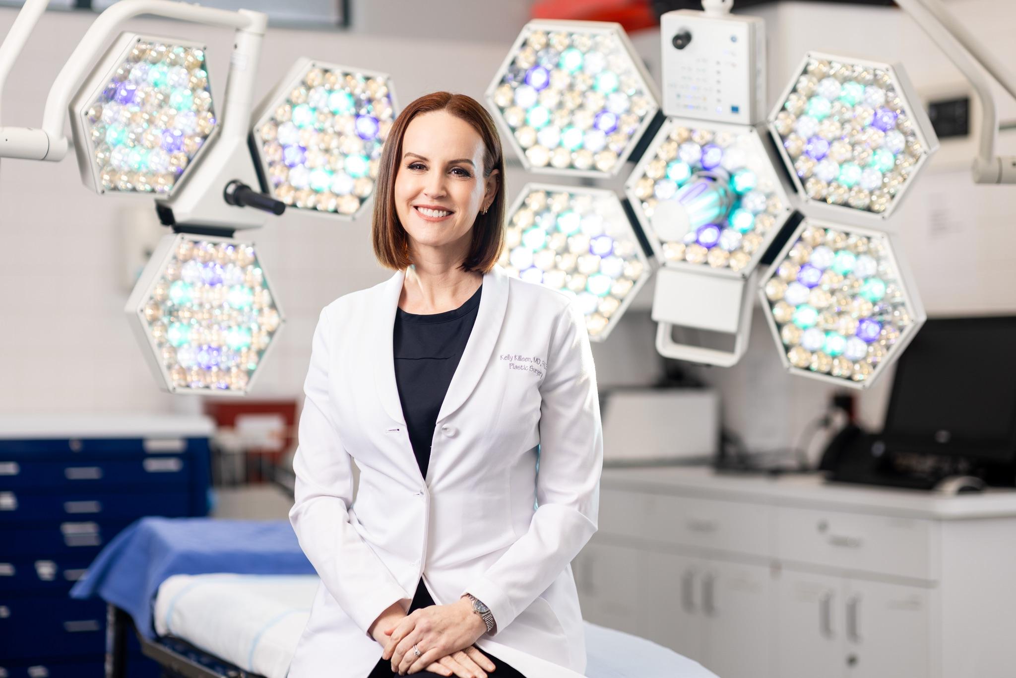Dr. Kelly Killeen in the surgical suite at The Practice Healthcare
