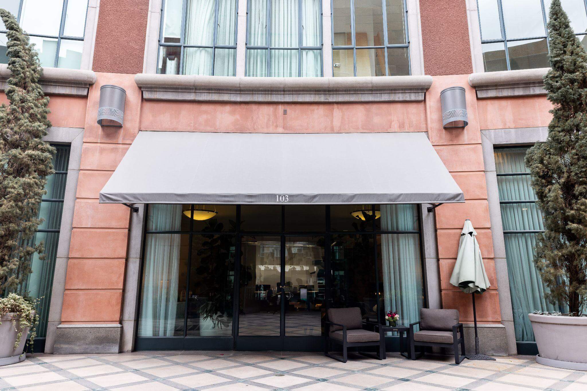 Exterior entrance of The Practice Healthcare office in Beverly Hills
